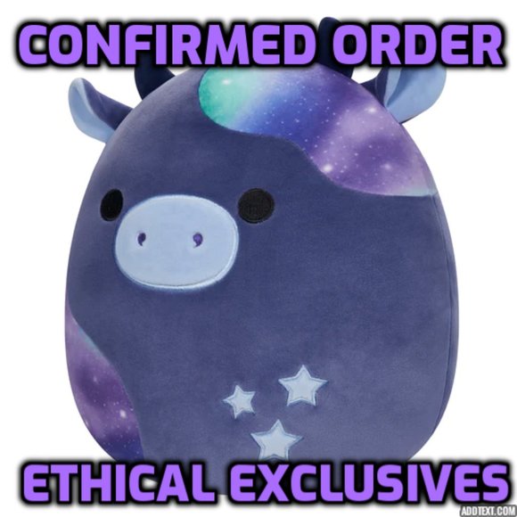 Squishmallows Other - Squishmallows 12" Rivka Navy Blue Cow With Celestial Spots Stars Select Series